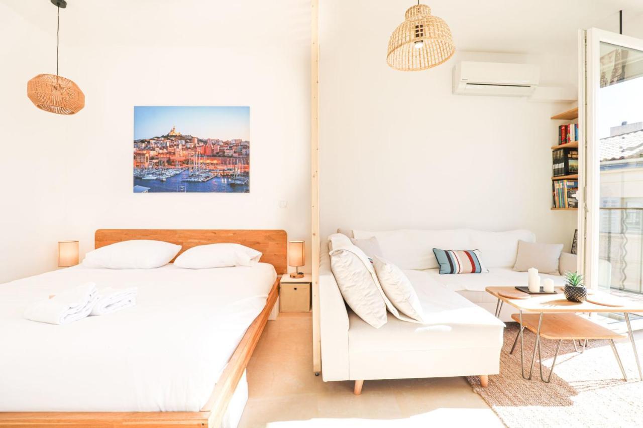 Appartement Le Pytheas - Vue Vieux-Port Avec Terrasse Et Clim à Marseille Extérieur photo