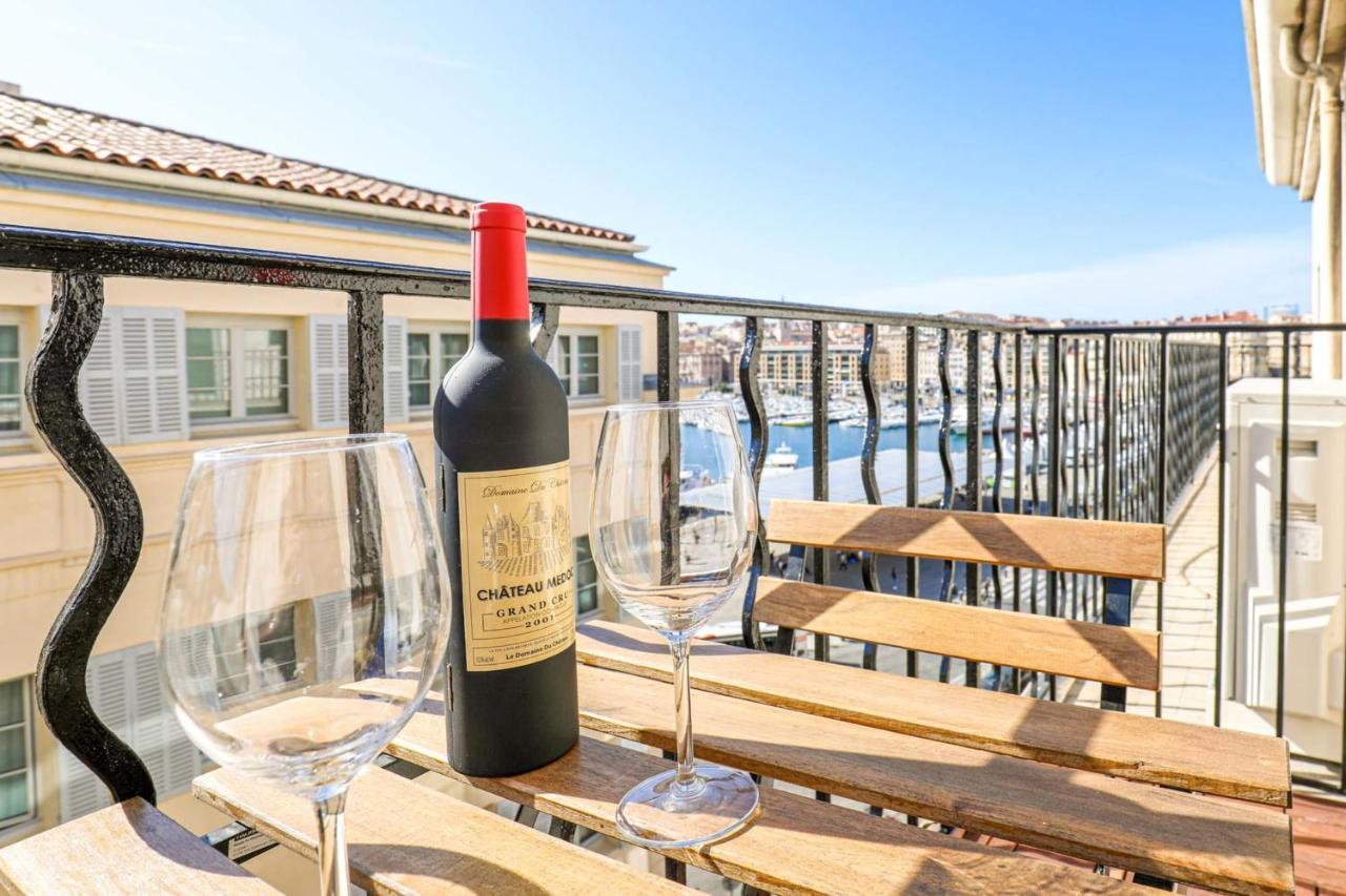 Appartement Le Pytheas - Vue Vieux-Port Avec Terrasse Et Clim à Marseille Extérieur photo