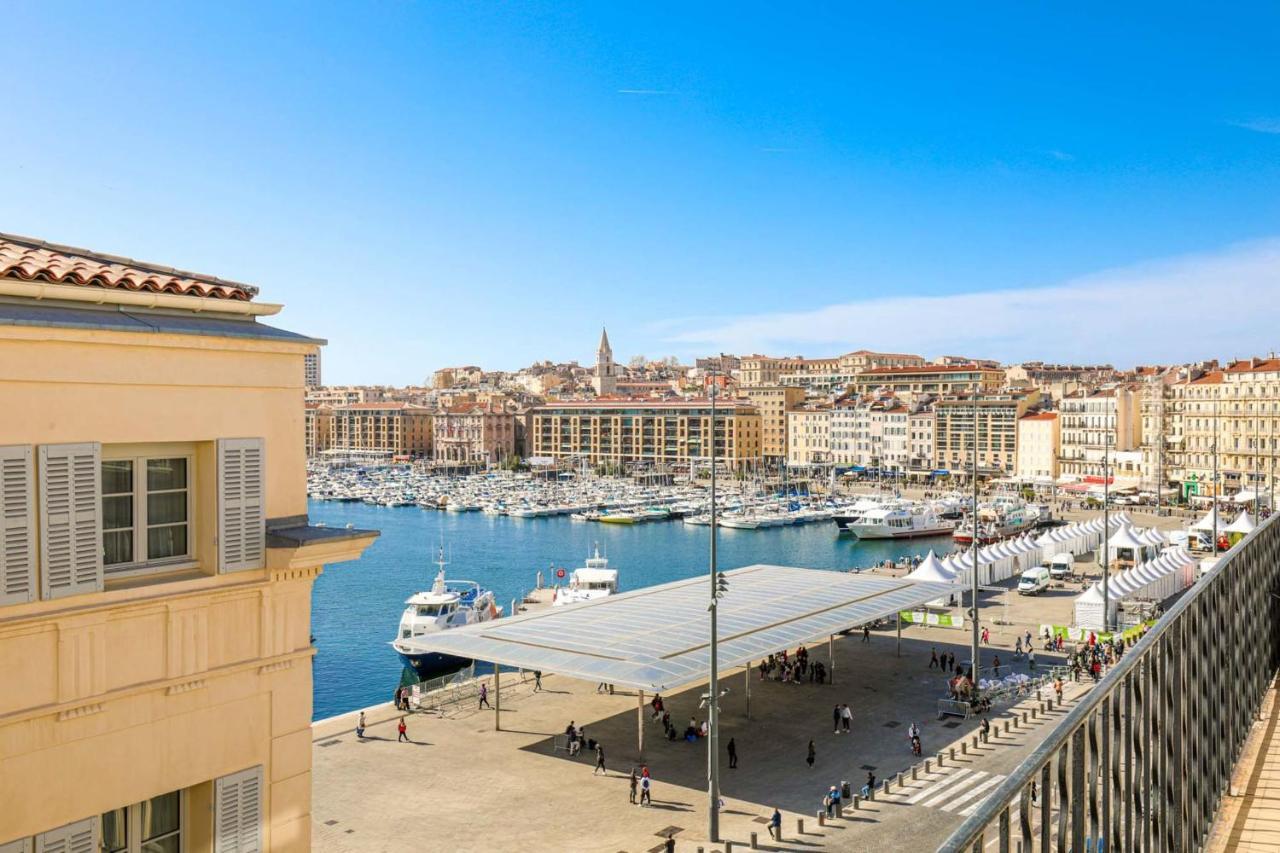 Appartement Le Pytheas - Vue Vieux-Port Avec Terrasse Et Clim à Marseille Extérieur photo