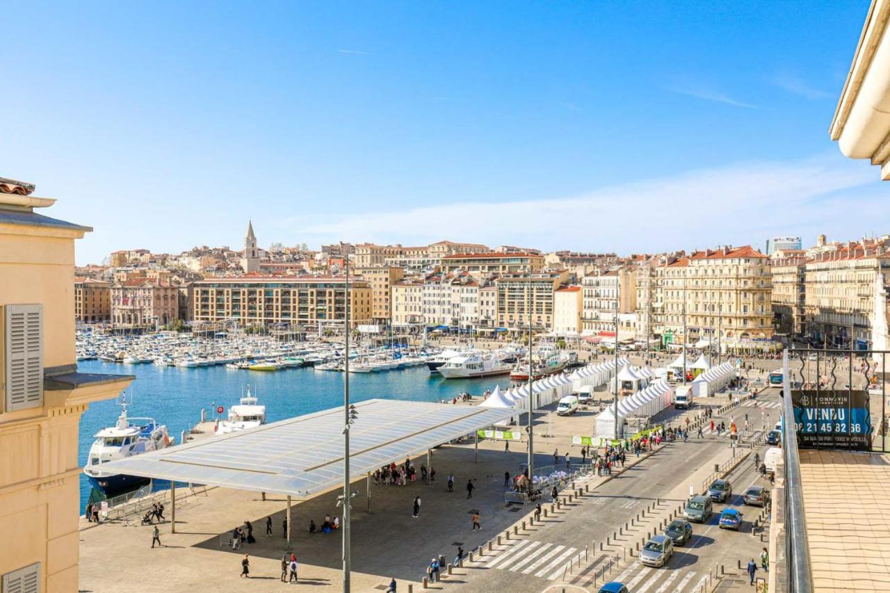 Appartement Le Pytheas - Vue Vieux-Port Avec Terrasse Et Clim à Marseille Extérieur photo